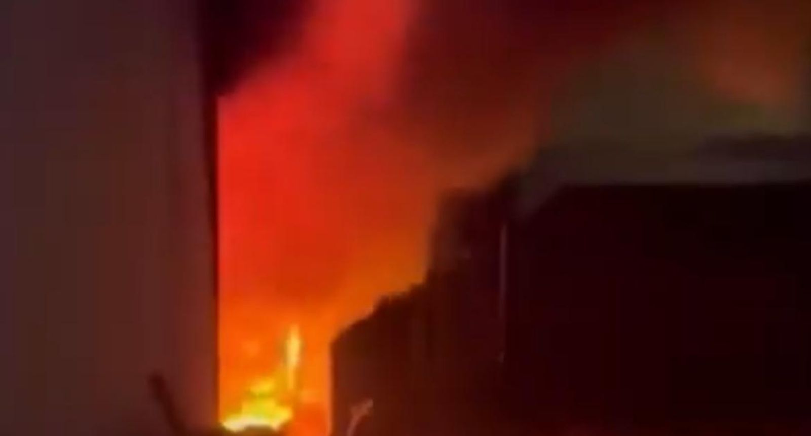 Incendio en León