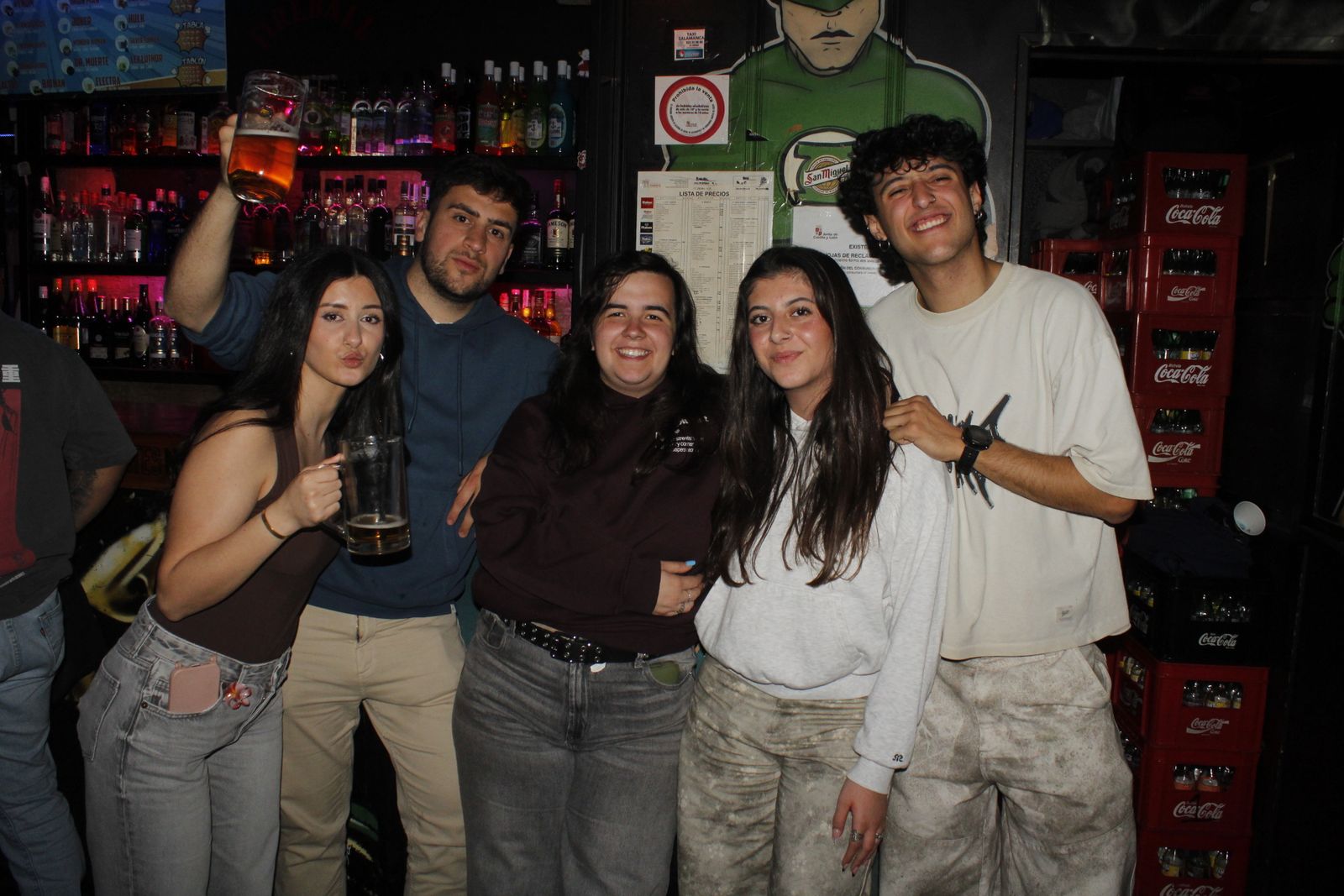 Salamanca de noche, jueves 17 de abril
