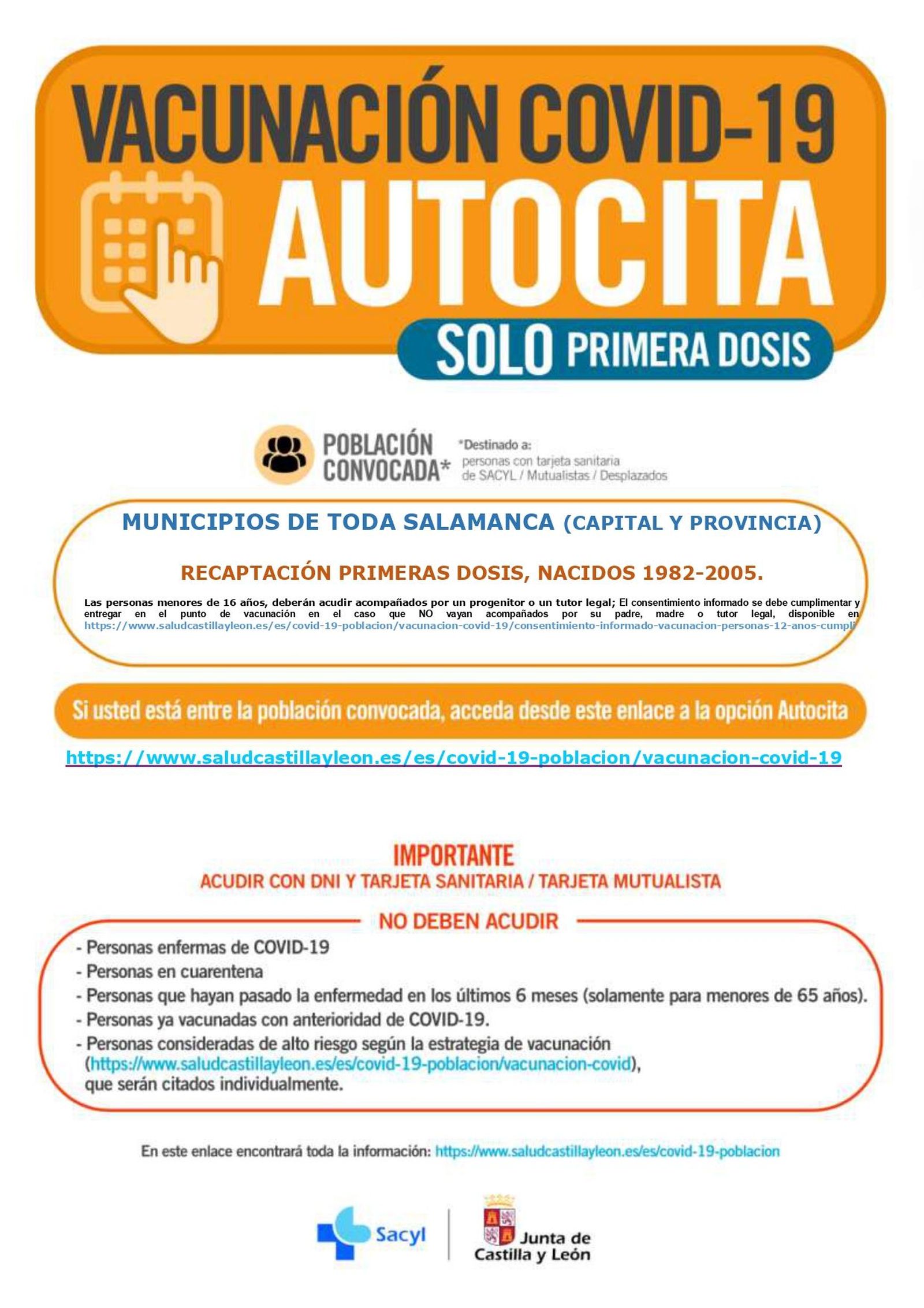 Autocita 1982 2005, primera dosis, sábado 28 de agosto