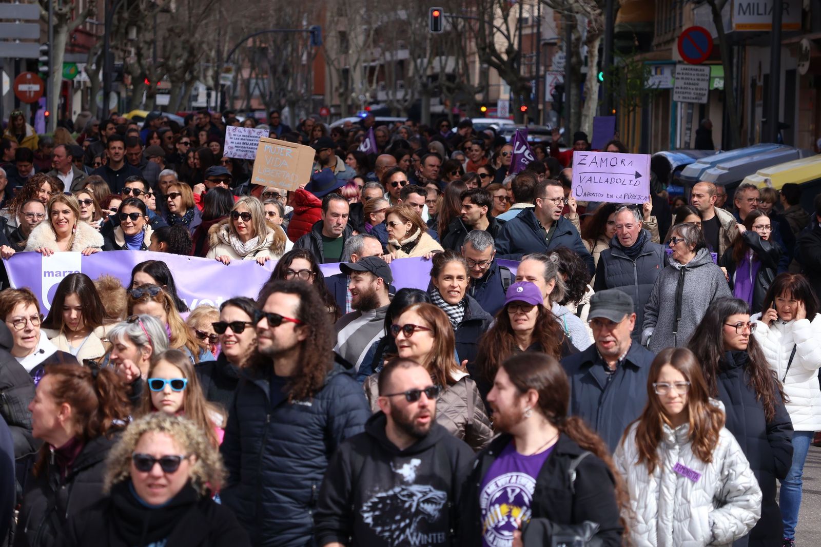 GALERÍA | La manifestación del 8M por las calles de Zamora, en imágenes