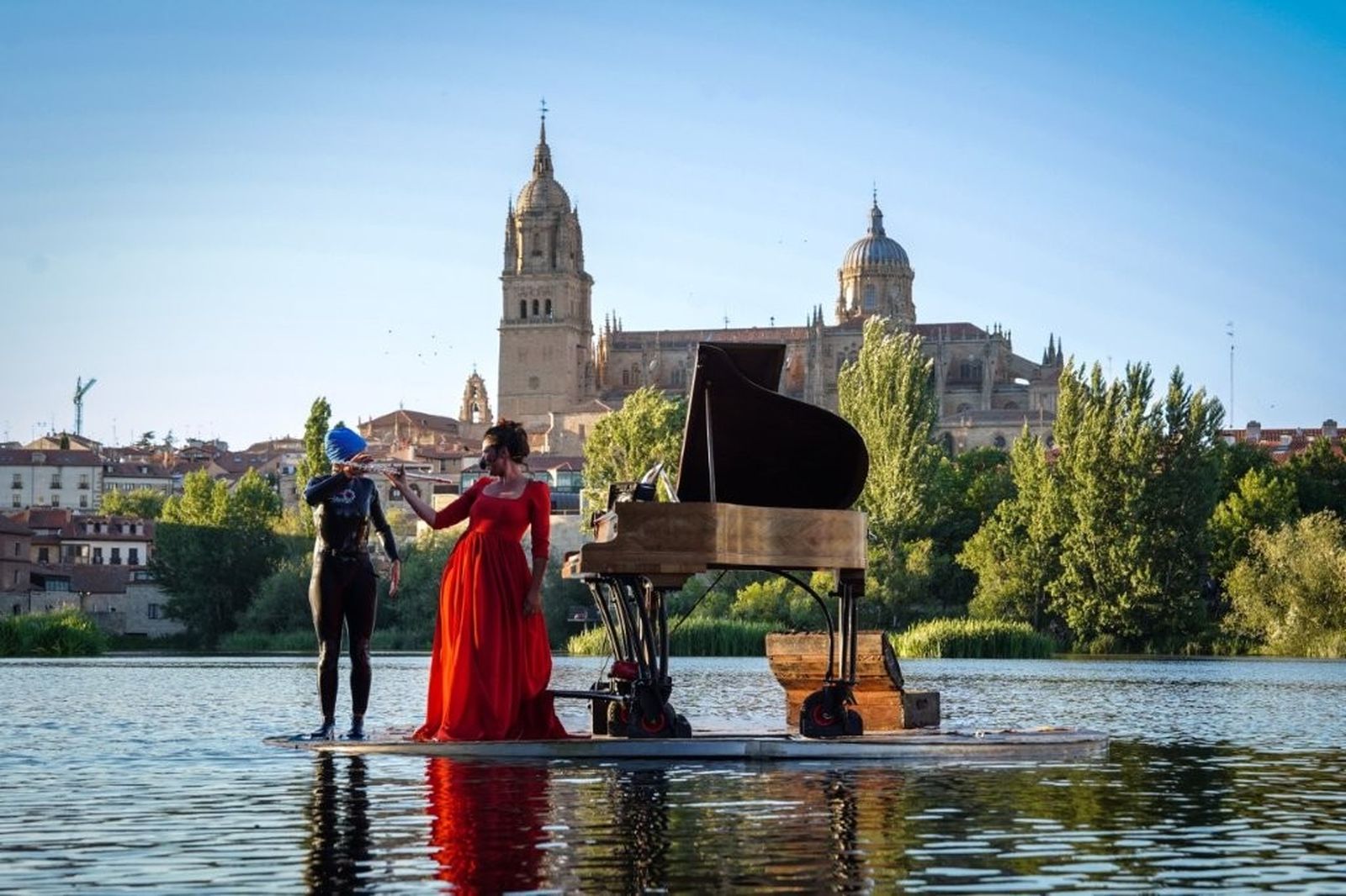 Concierto de piano sobre el río Tormes