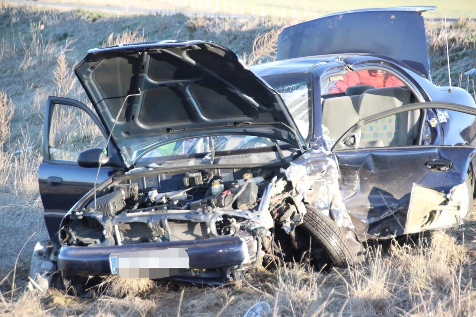 Grave accidente a la entrada de Terradillos