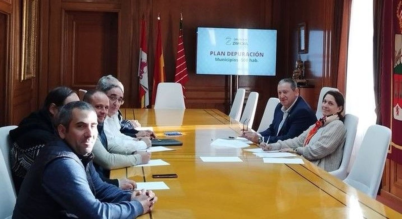 Reunión Diputación de Zamora y Ayuntamientos.
