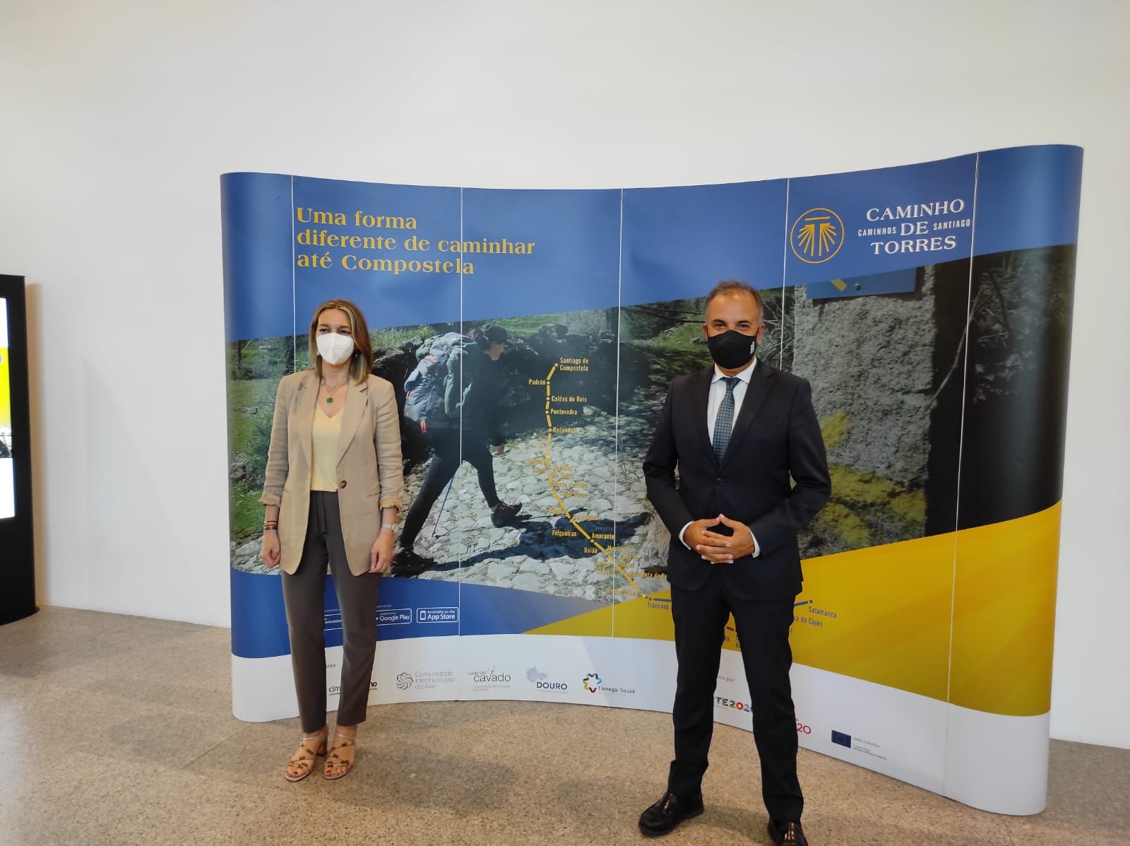 Estrella Torrecilla y Luis Pedro Martíns. Foto SALAMANCA24HORAS