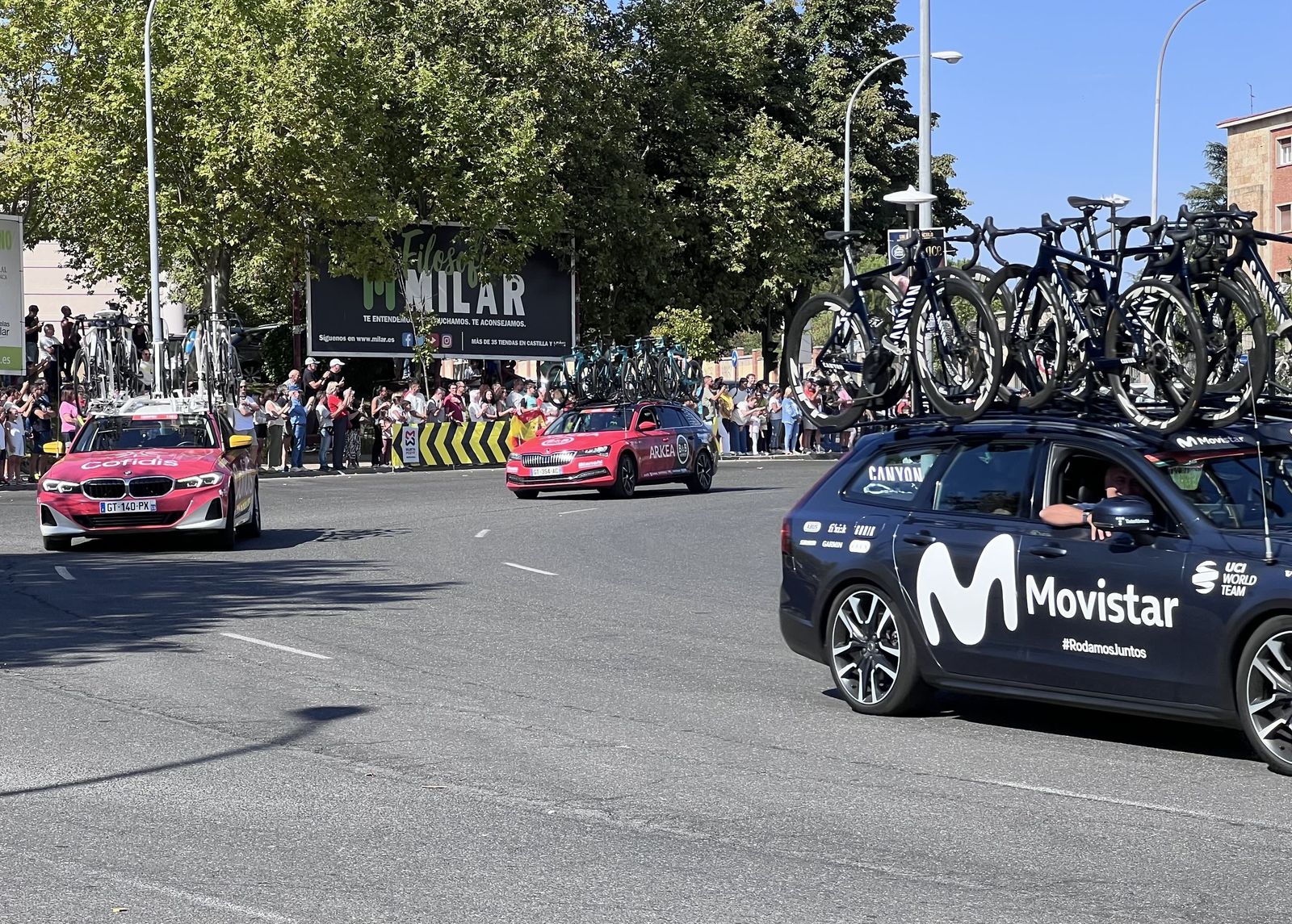 Vuelta ciclista a su paso por Salamanca