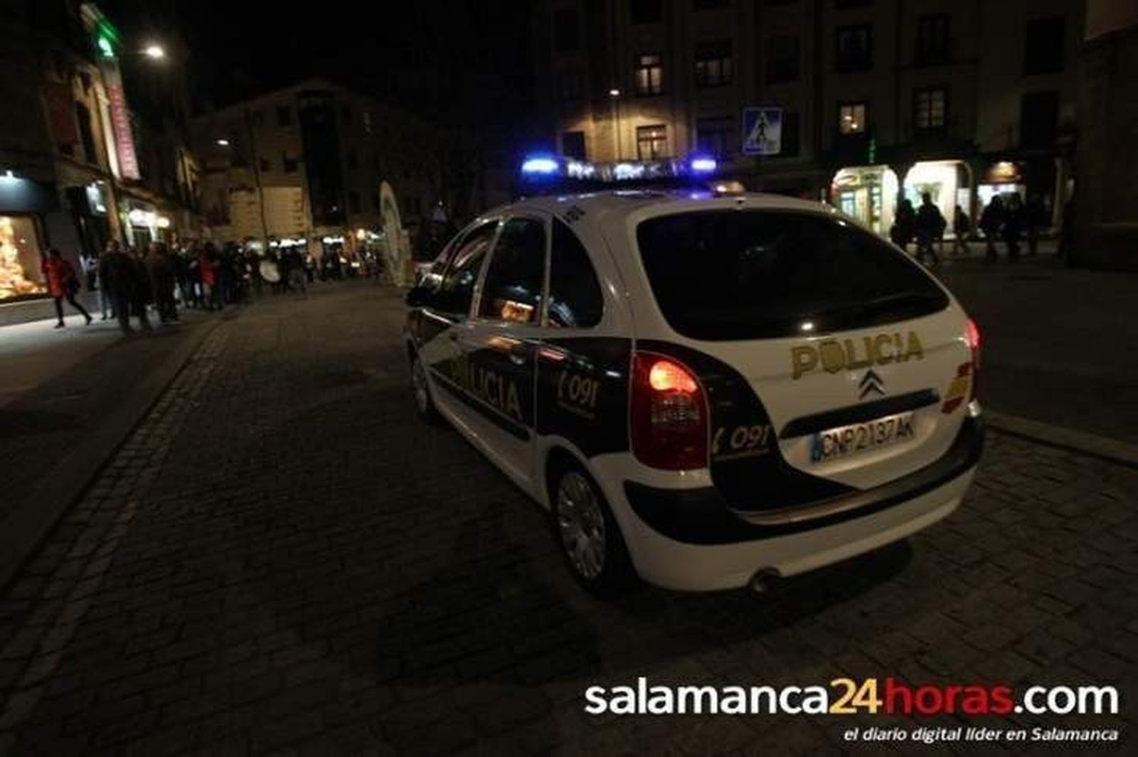 Detenido un conductor después de una espectacular persecución por las calles de Salamanca Detenido un conductor después de una espectacular persecución por las calles de Salamanca