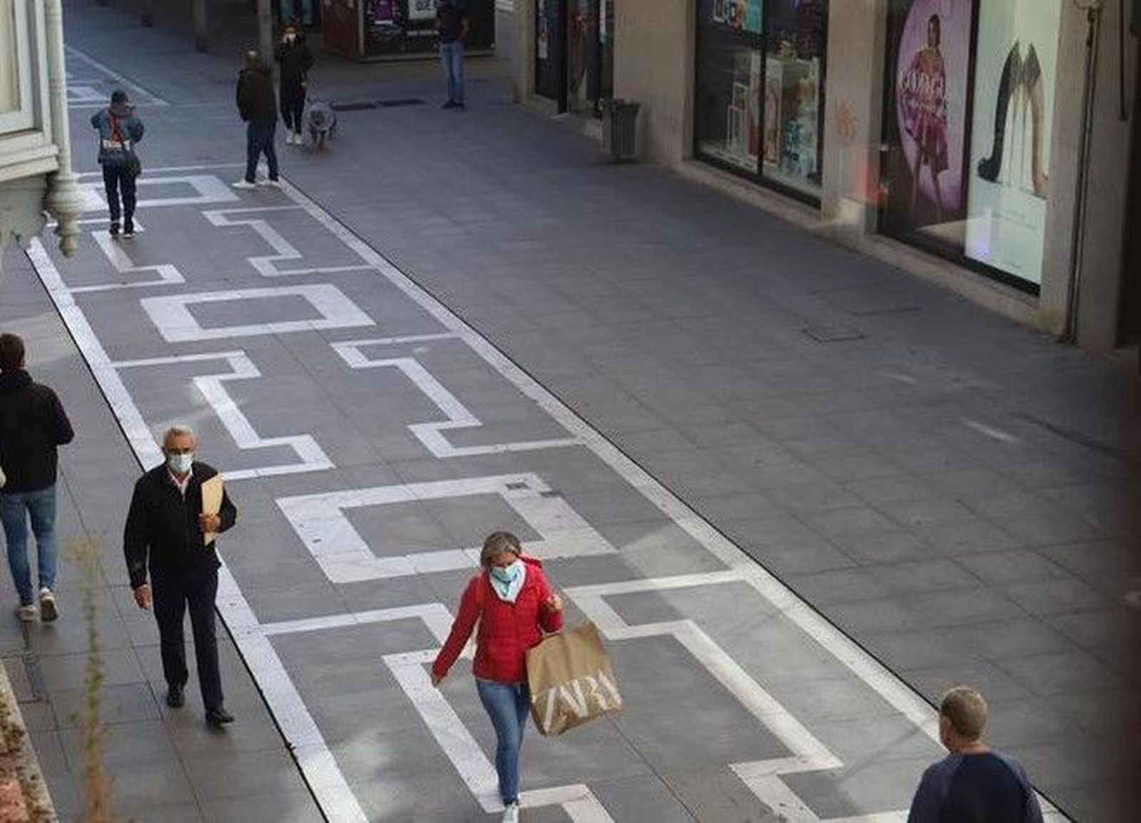 Casos calle coornavirus mascarilla