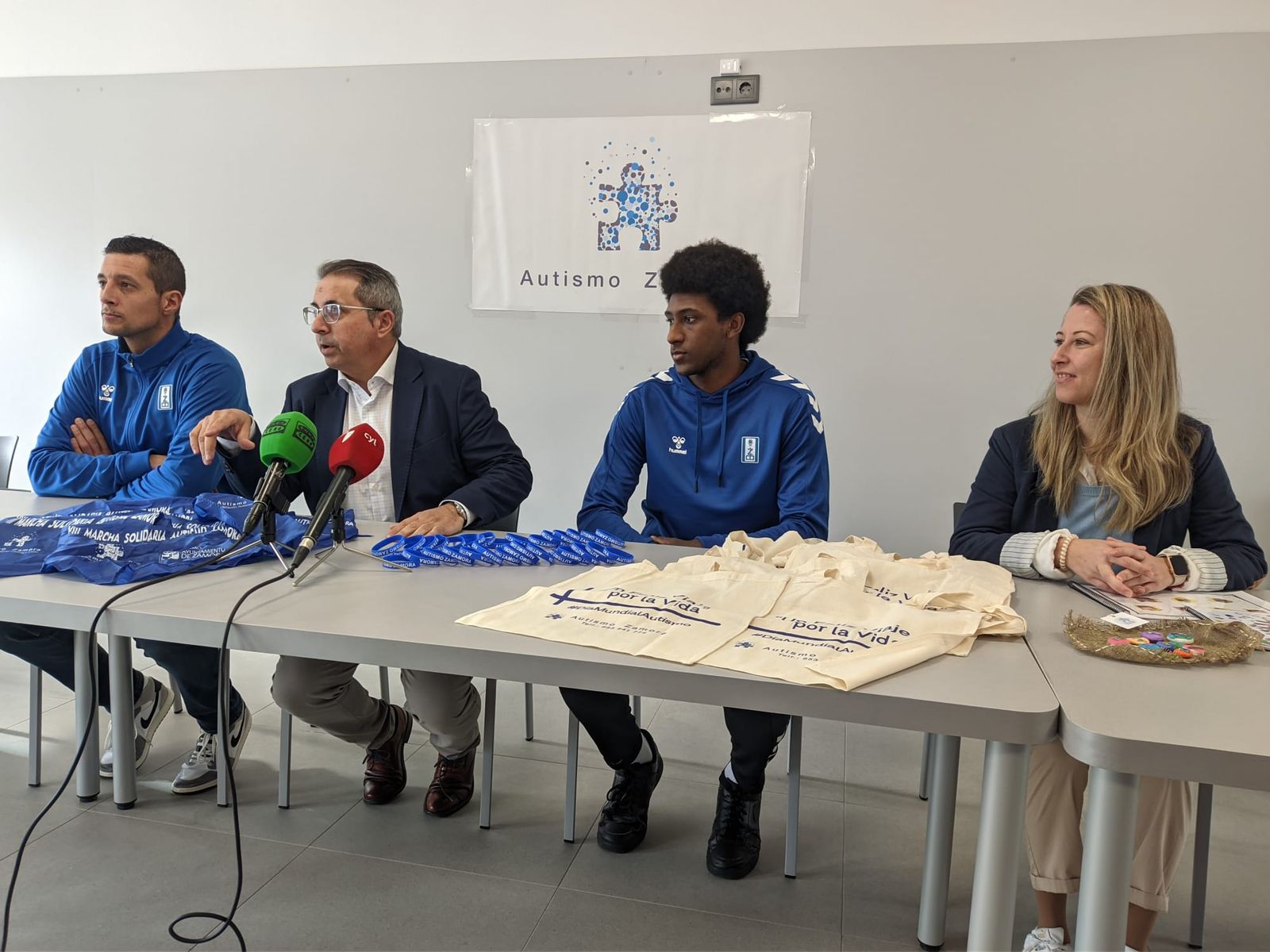 Saulo Hernández, durante la rueda de prensa