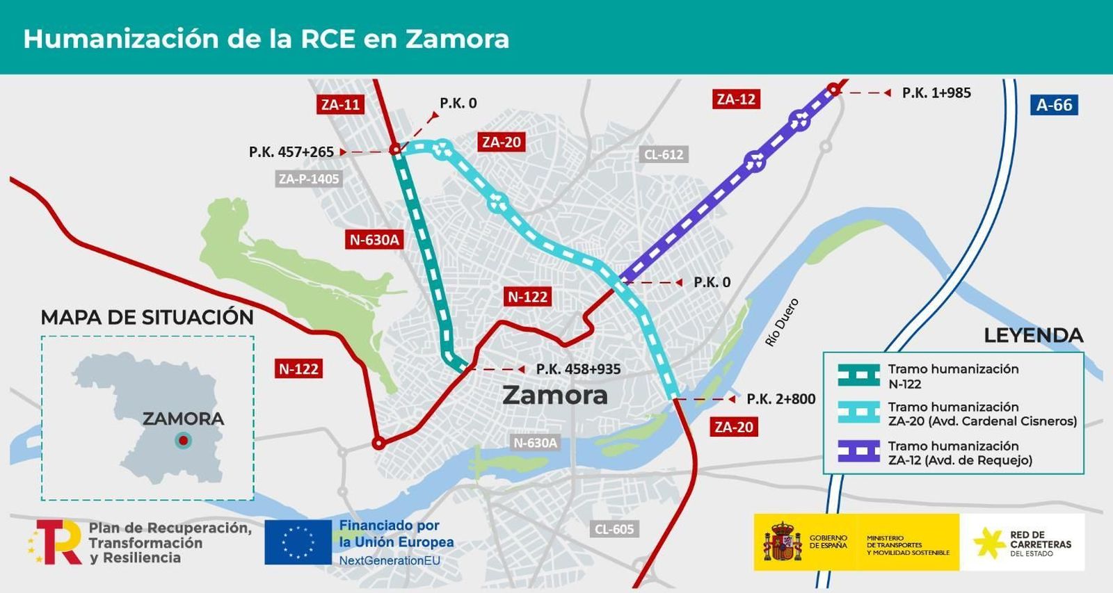 Imagen del plano de actuación