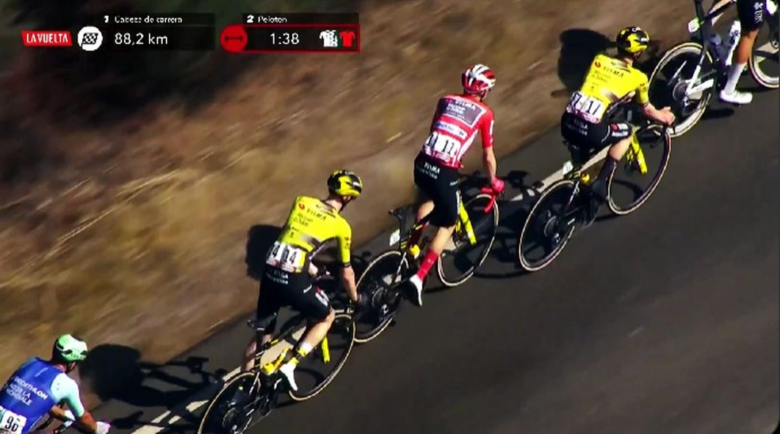 Captura de la etapa 18 de La Vuelta