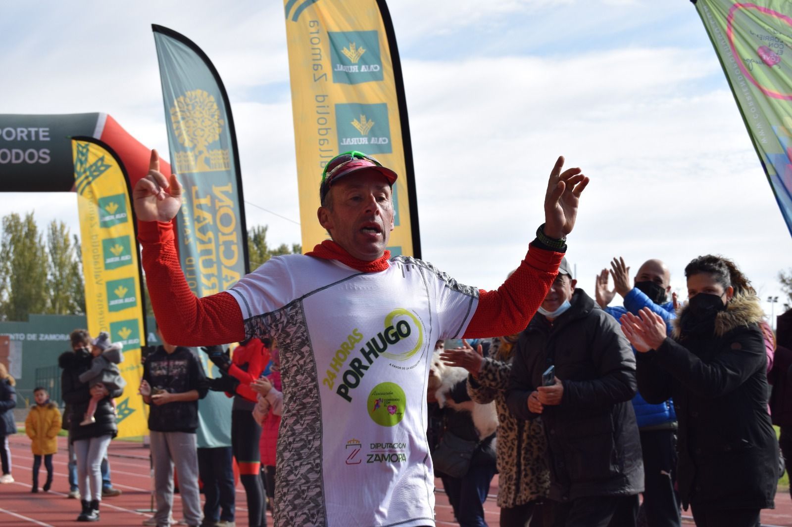 Gaspy en una prueba deportiva