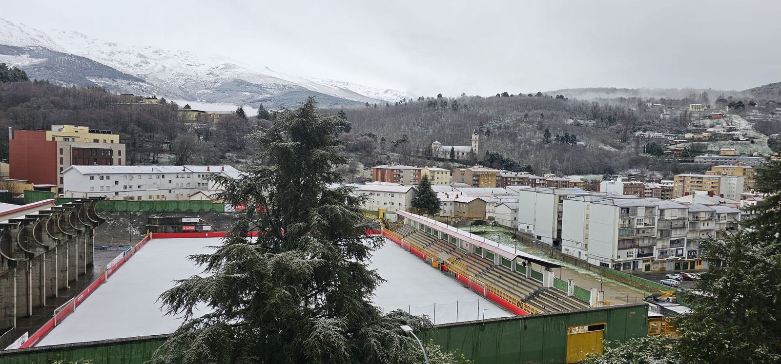 Nieve en la provincia de Salamanca este lunes 9 de marzo