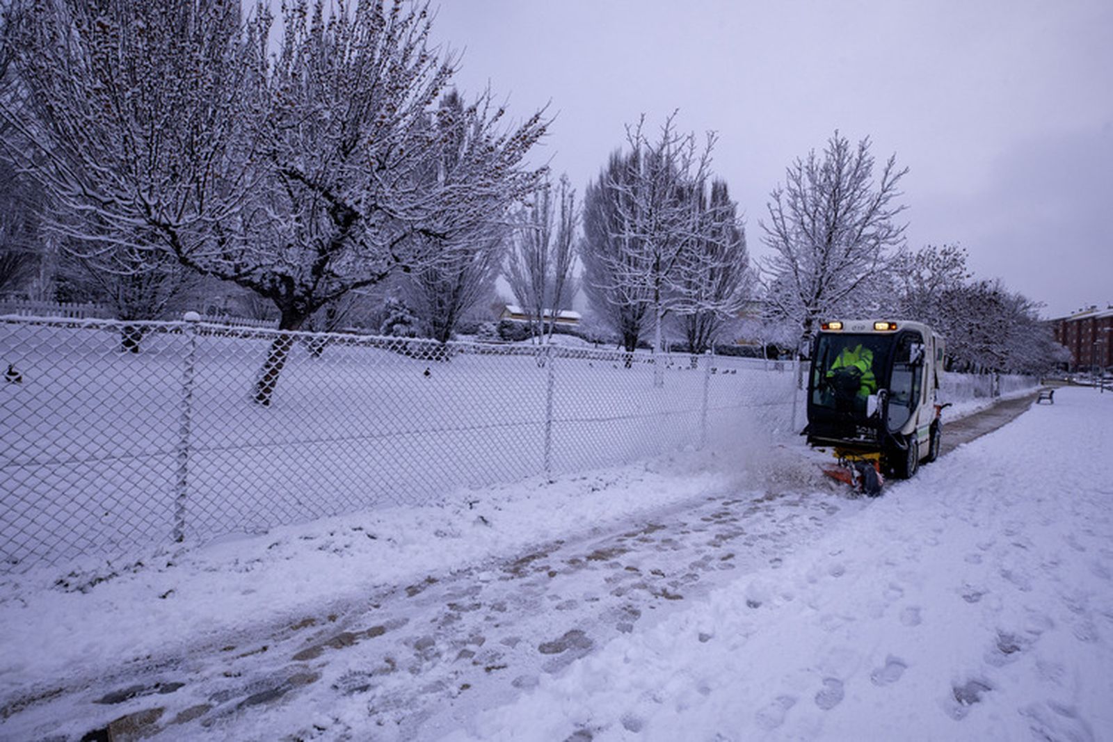 Nieve en Ávila