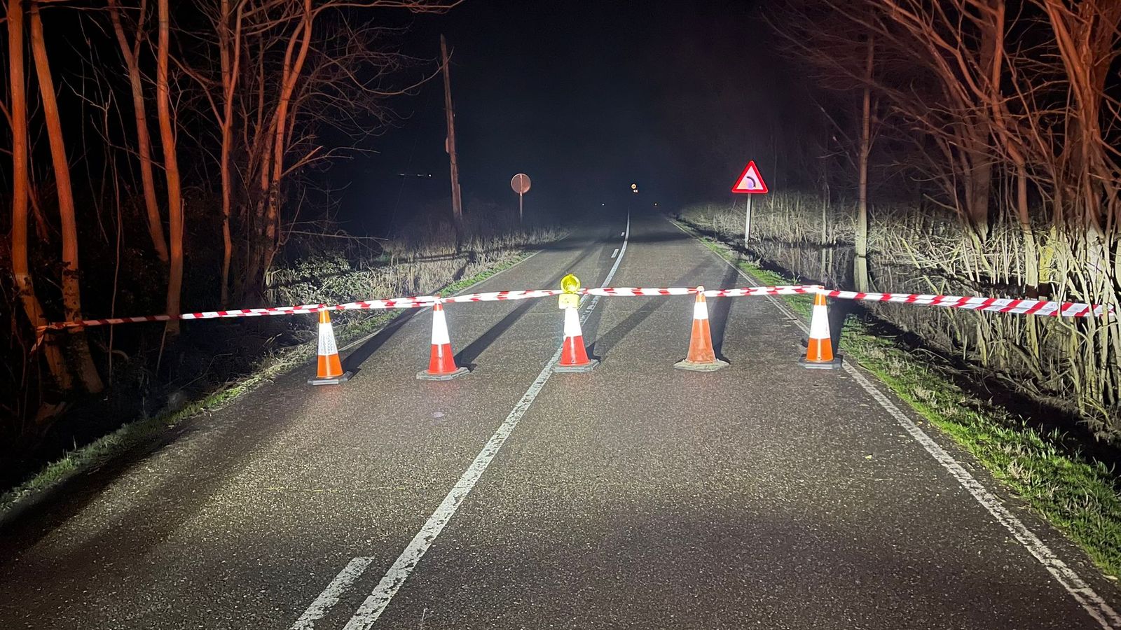 Cortada una carretera de la provincia por la crecida del río Duero