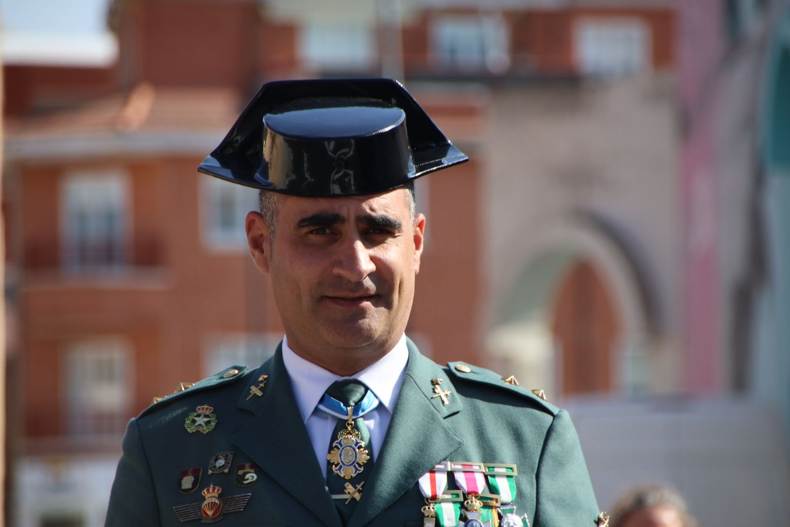 Inauguración glorieta a la Guardia Civil en Villares de la Reina