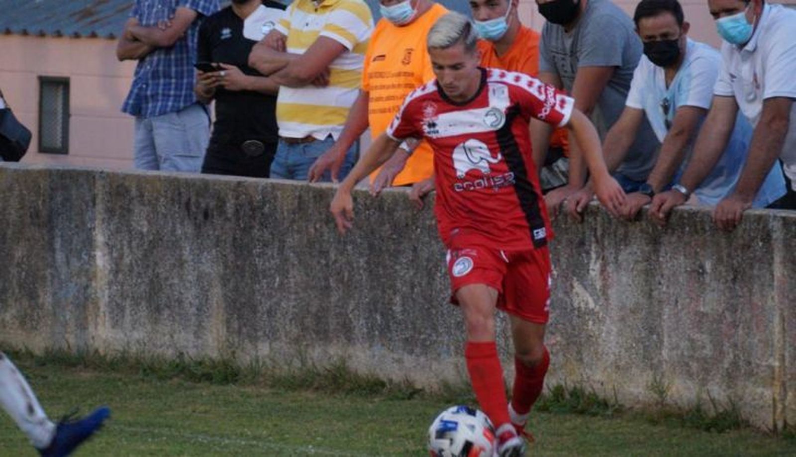 Íñigo Muñoz, en el duelo en el Francisco Mateos / FOTO: SALAMANCA24HORAS.COM