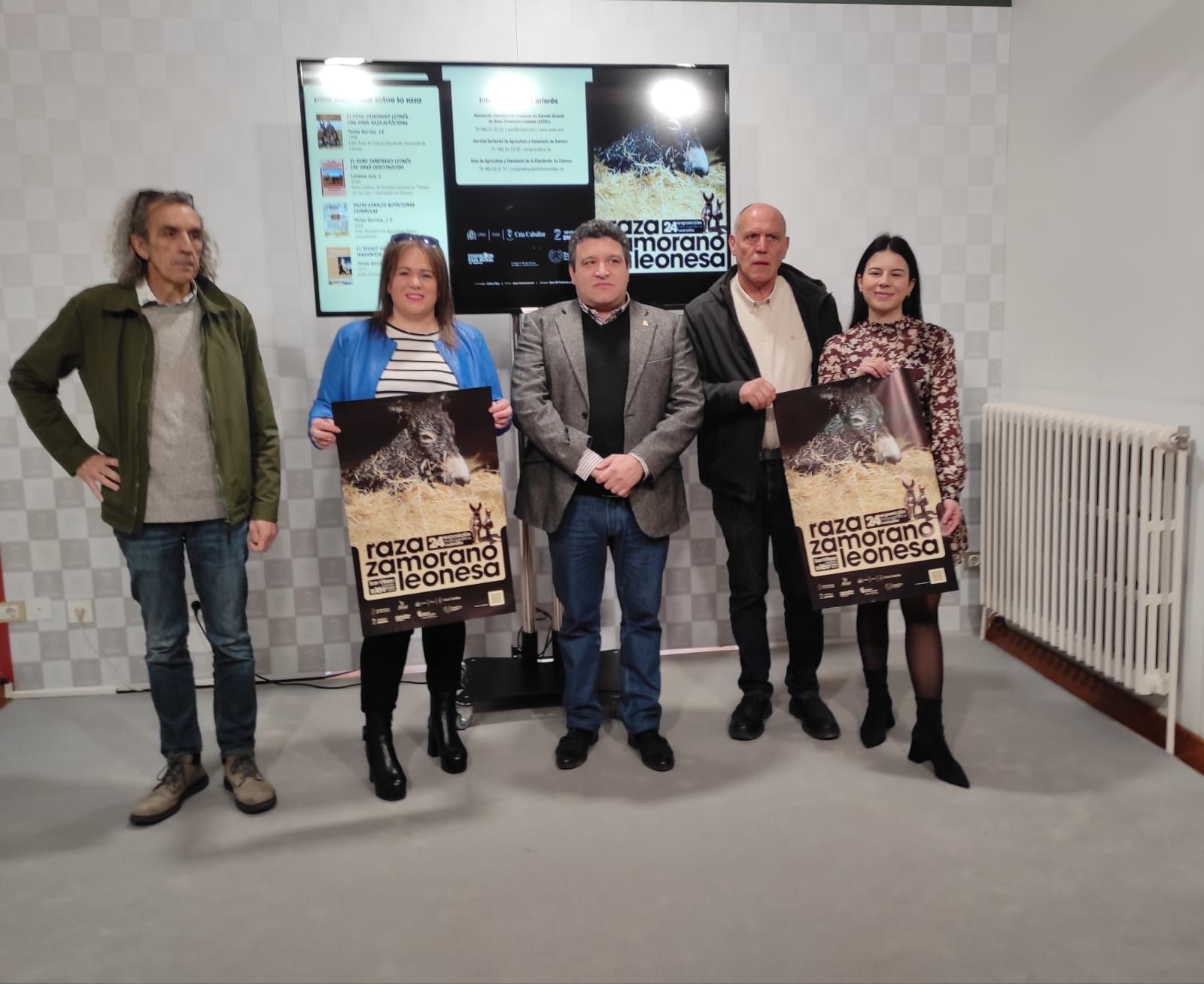 Presentación de la 24 edición de la exposición monográfica y subasta de la raza zamorano- leonesa de San Vitero