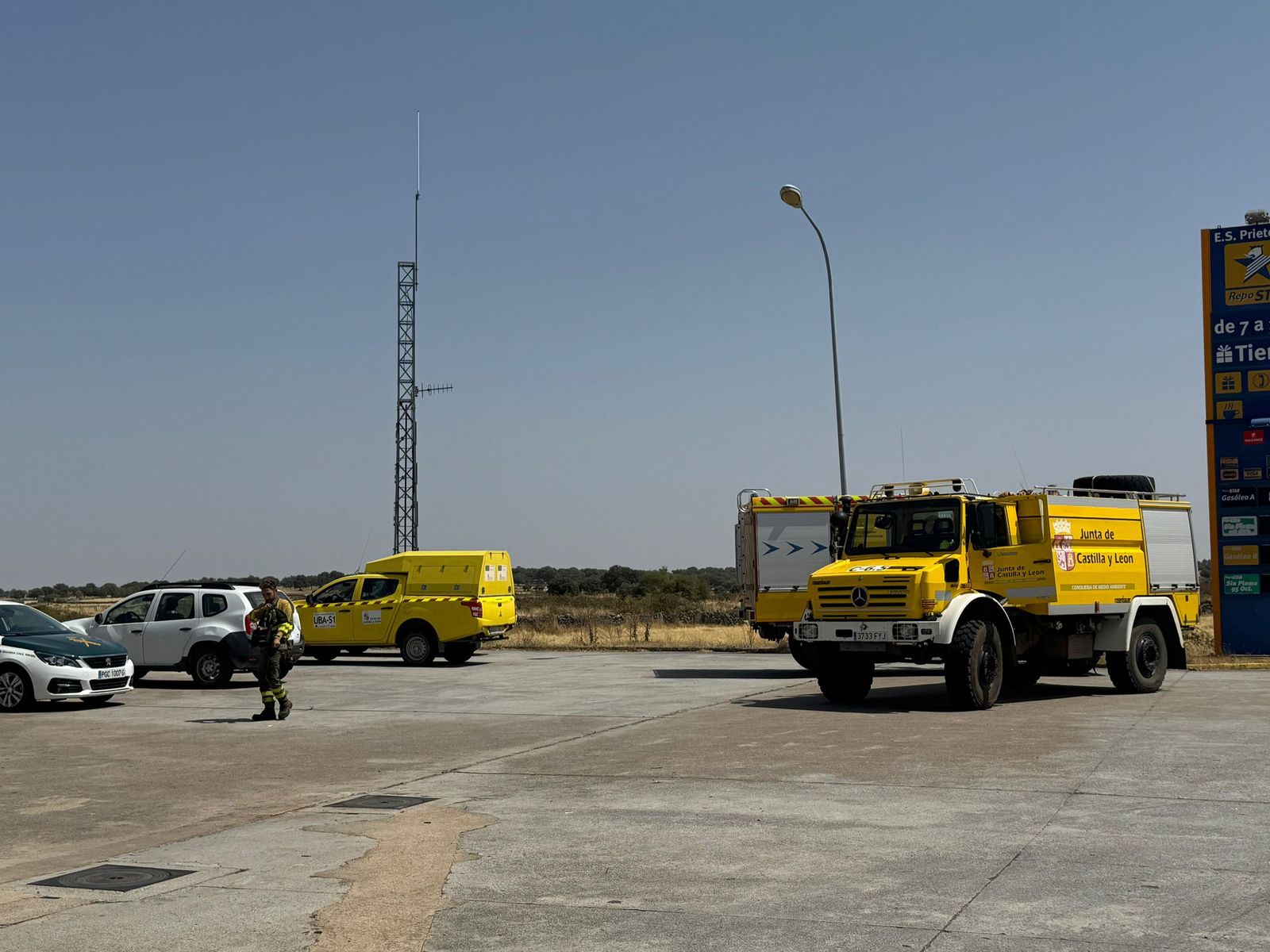 Así han quedado las zonas quemadas durante el incendio de Cipérez