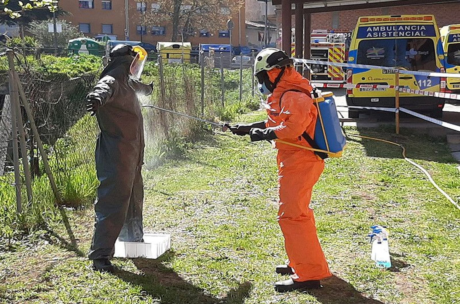 Descontaminación Bomberos 1