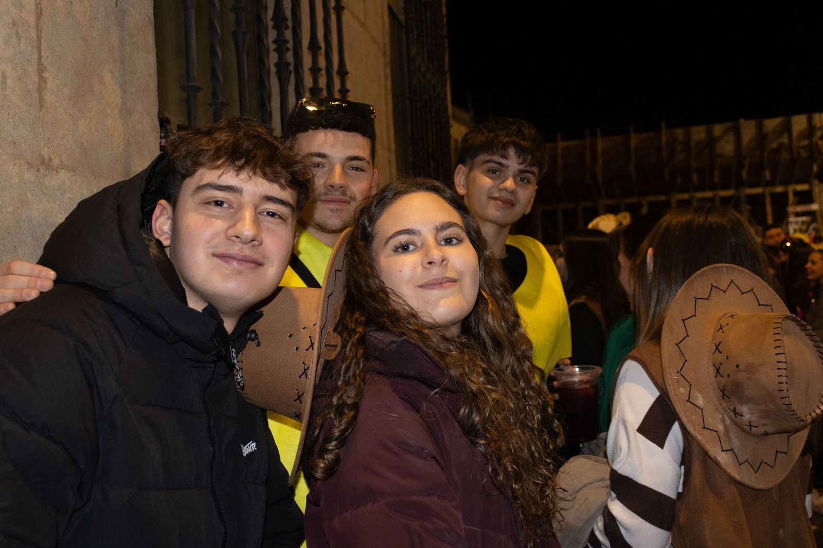 Salamanca de noche, sábado del Carnaval del Toro de Ciudad Rodrigo
