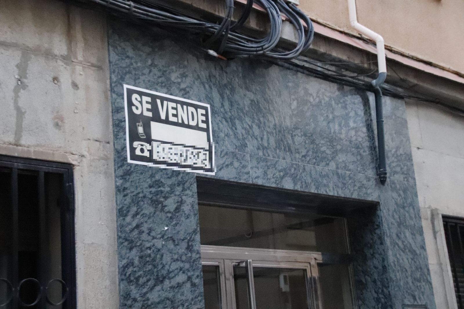 Cartel de se vende en Salamanca