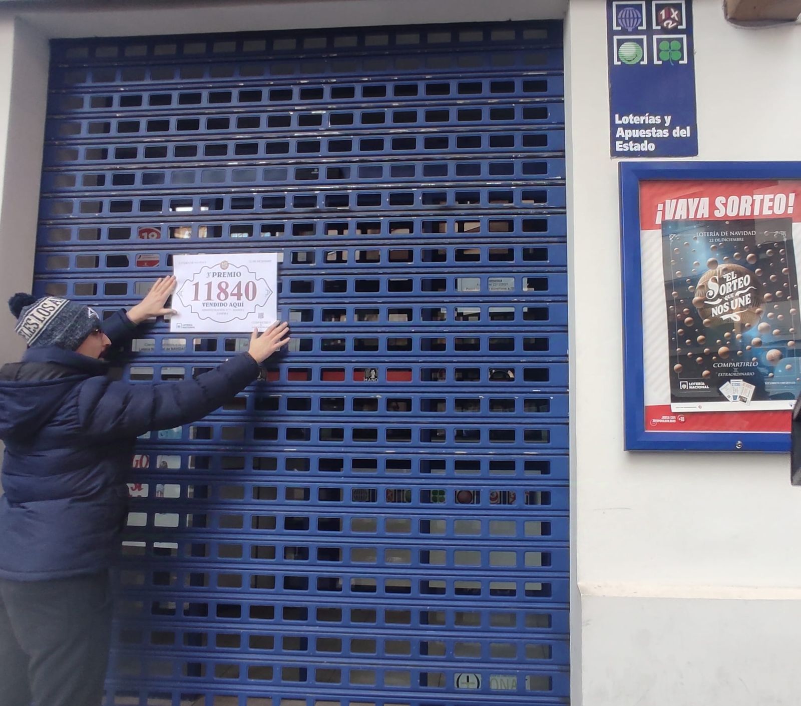 El tercer premio de la Lotería de Navidad se queda en Zamora