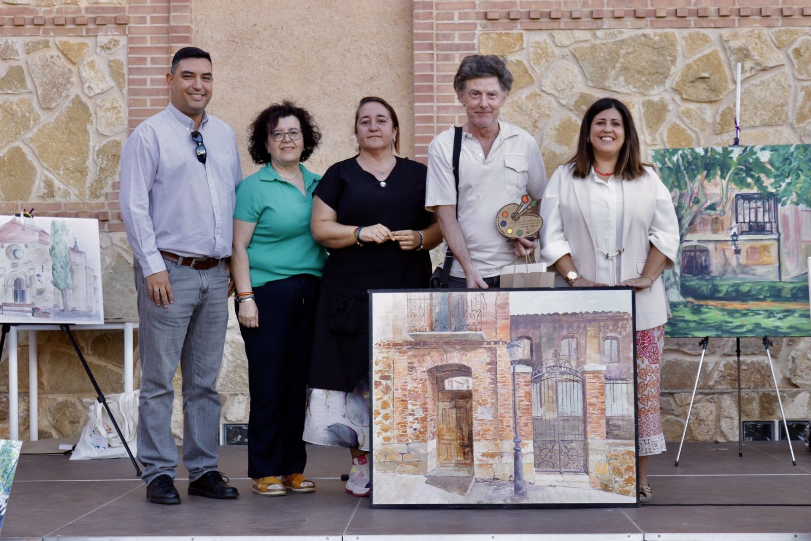 Francisco Tomás Medina Pérez, vencedor del XXVI Certamen de Pintura Rápida ‘Ciudad de Benavente’