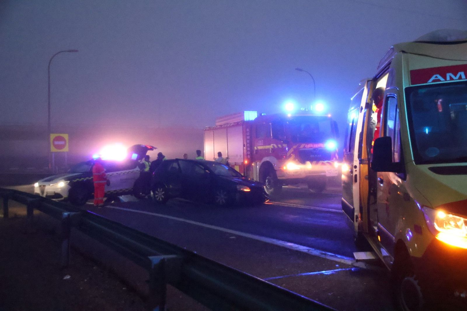 Accidente rotonda del Helmántico