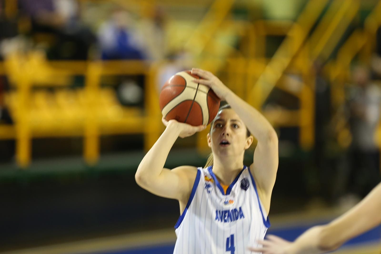 Leo Rodríguez, una de las destacadas ante Reyer Venezia / FOTO SALAMANCA24HORAS.COM