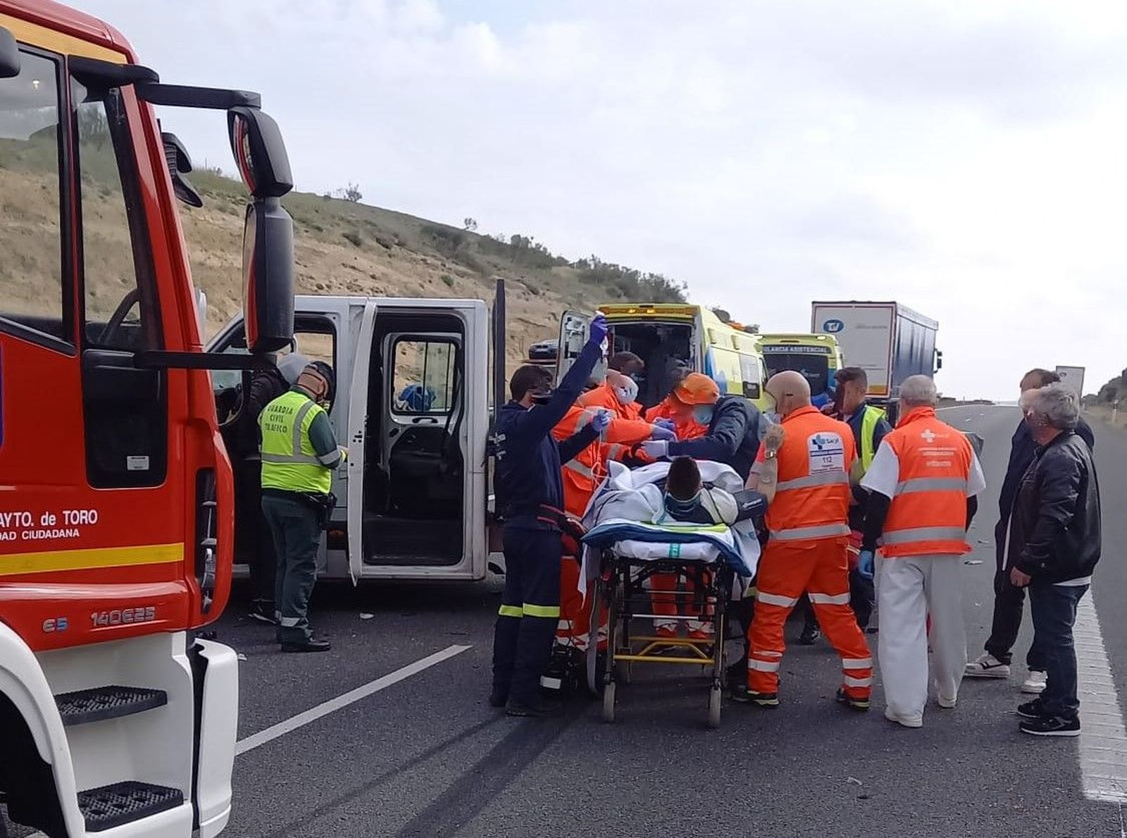 Imagen de un accidente. Archivo.