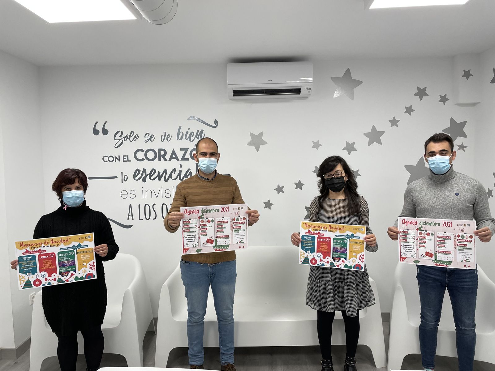 Presentación de la agenda del mes de diciembre en Guijuelo Joven