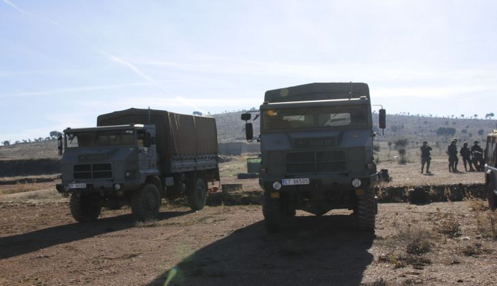 Entrenamientos de militares en Los Montalvos | Fotos: Andrea M