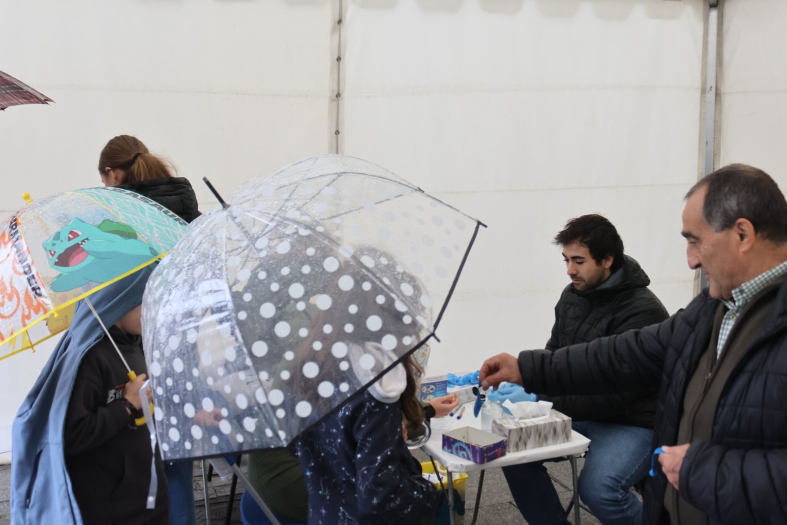Carpa informativa pruebas de Glucemia en Los Bandos