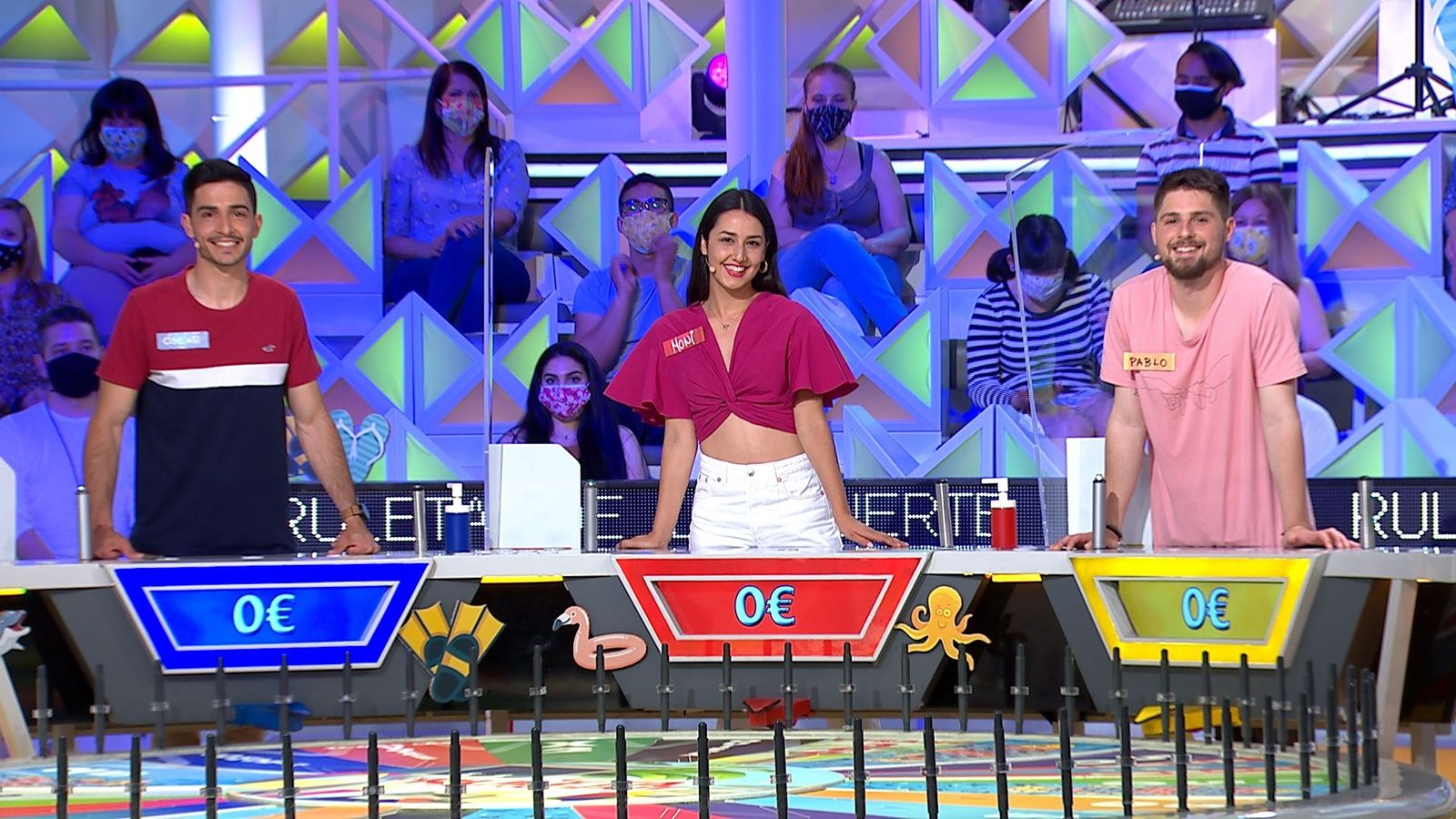 Óscar (izquierda) resolvió el panel final.