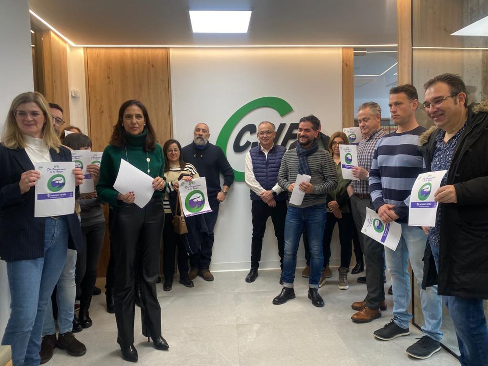 Imagen de la concentración en la sede de CSIF Zamora