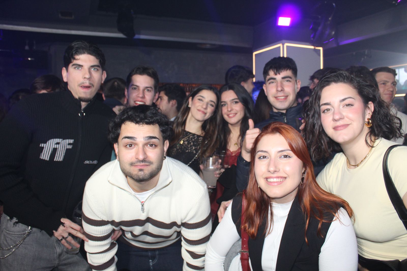 Salamanca de noche, sabado 24 de enero