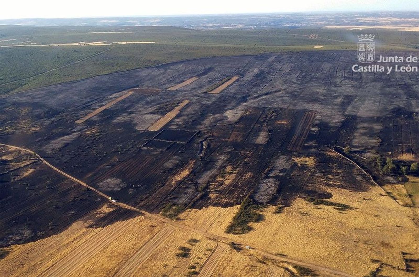 Incendio abajera aire