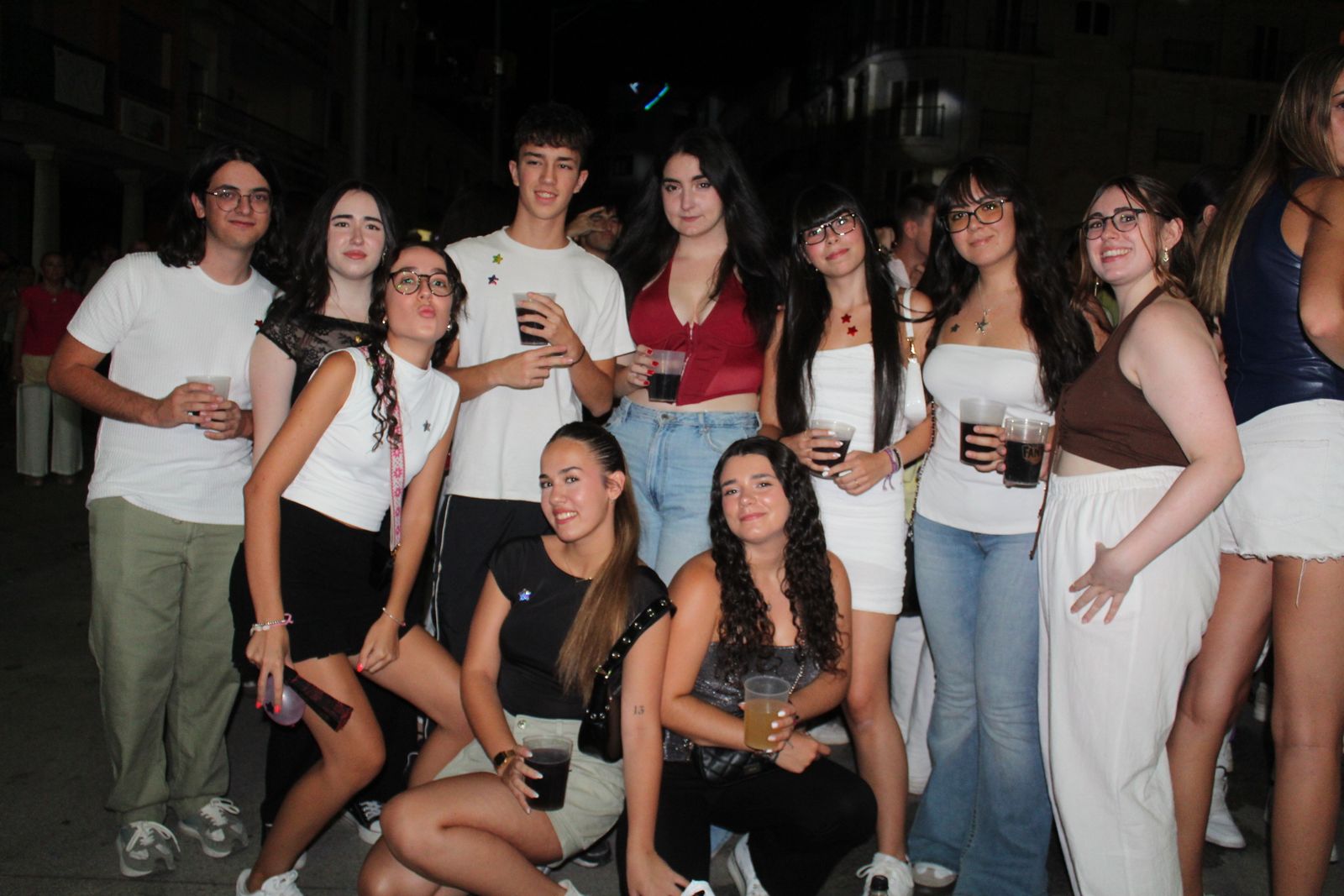 Salamanca de noche, sábado 16 de agosto