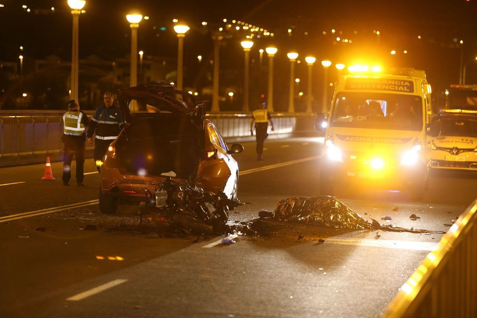 Accidente puente de la universidad