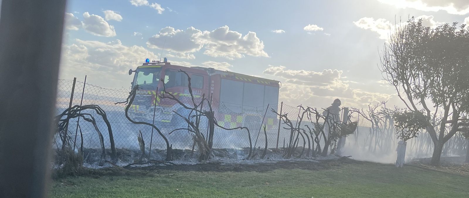Incendio Aldeaseca de Armuña