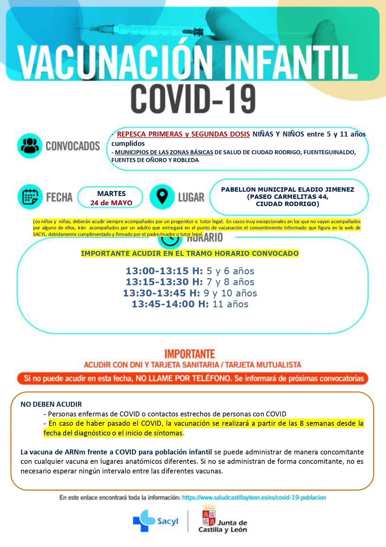 4. CIUDAD RODRIGO PABELLÓN REPESCA VACUNACIÓN INFANTIL 1ª y 2ª DOSIS 24 MAYO 2022 page 0001