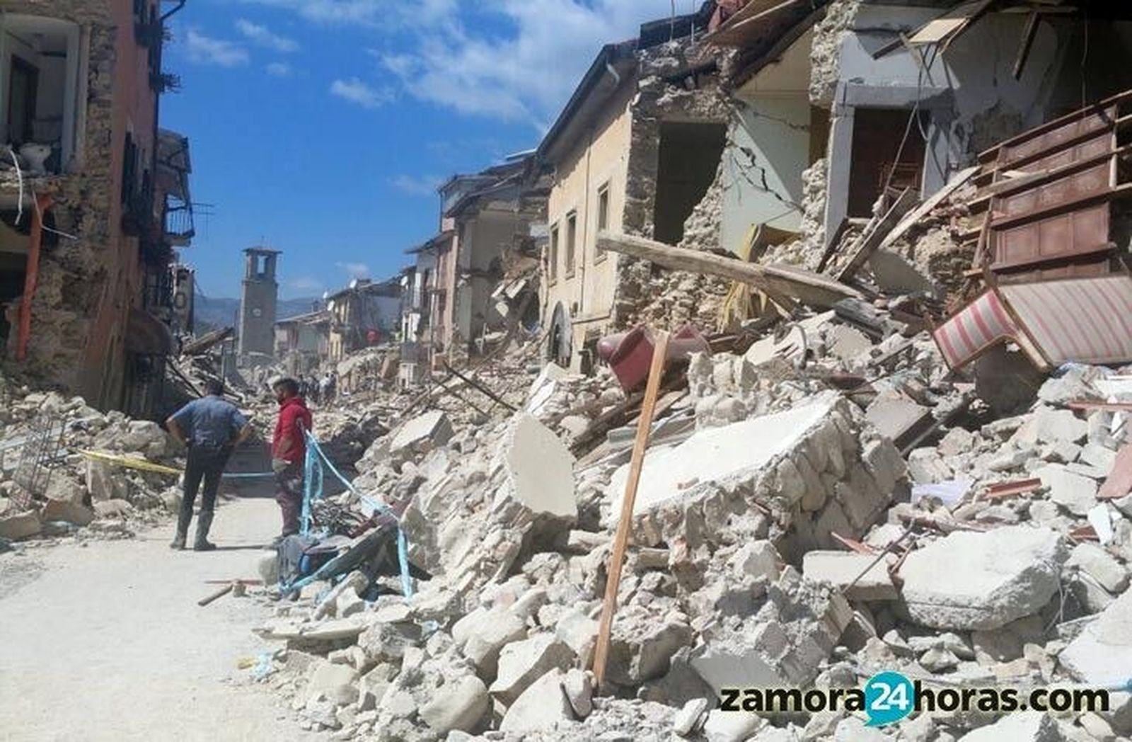 Un zamorano, desde el epicentro del horror en Italia: “No paran de encontrar cadáveres”