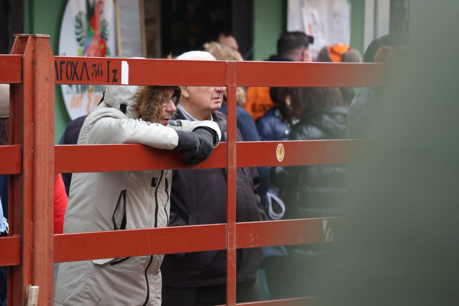 Ambiente en el encierro a caballo de Ciudad Rodrigo