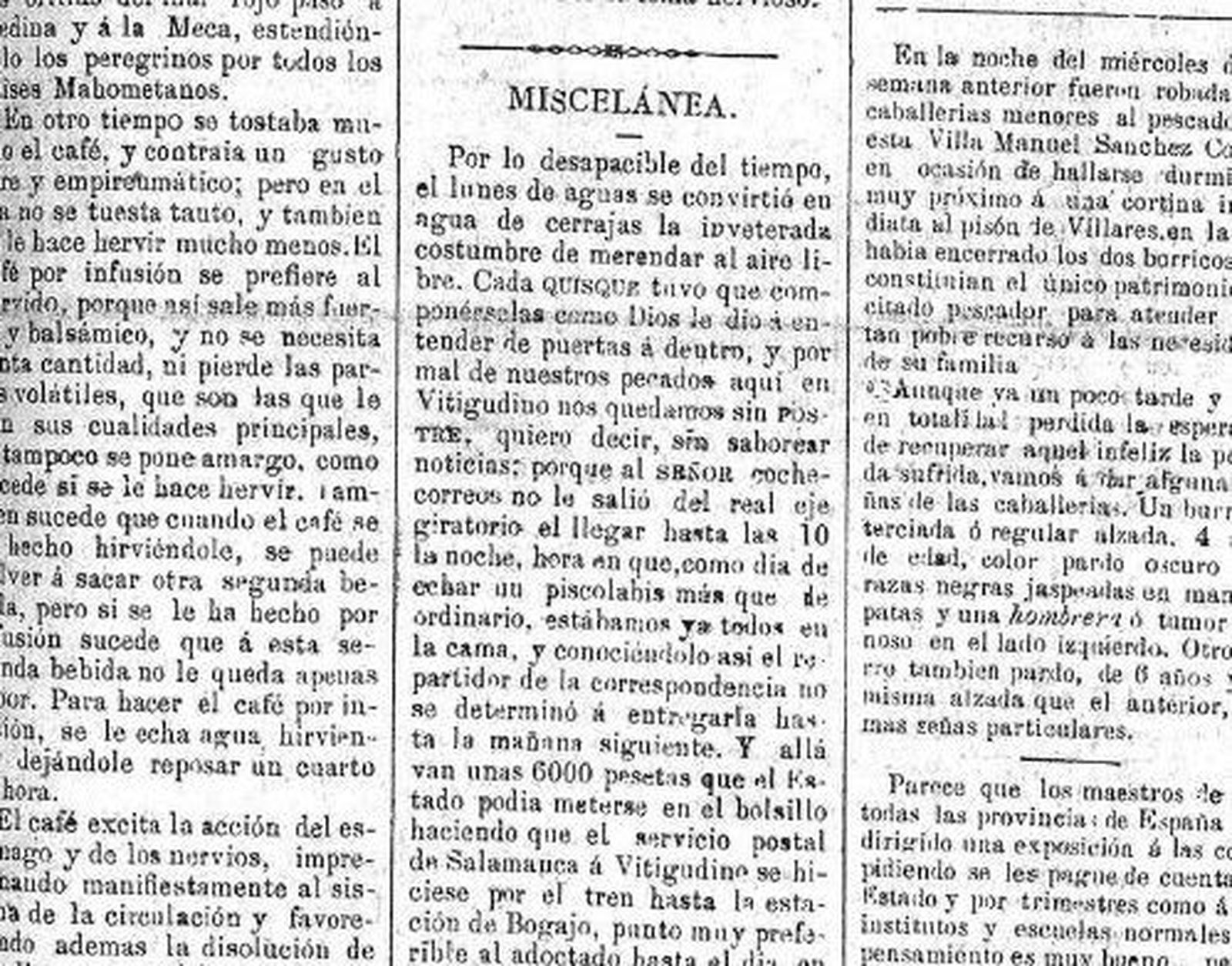El Avanzado, abril de 1890