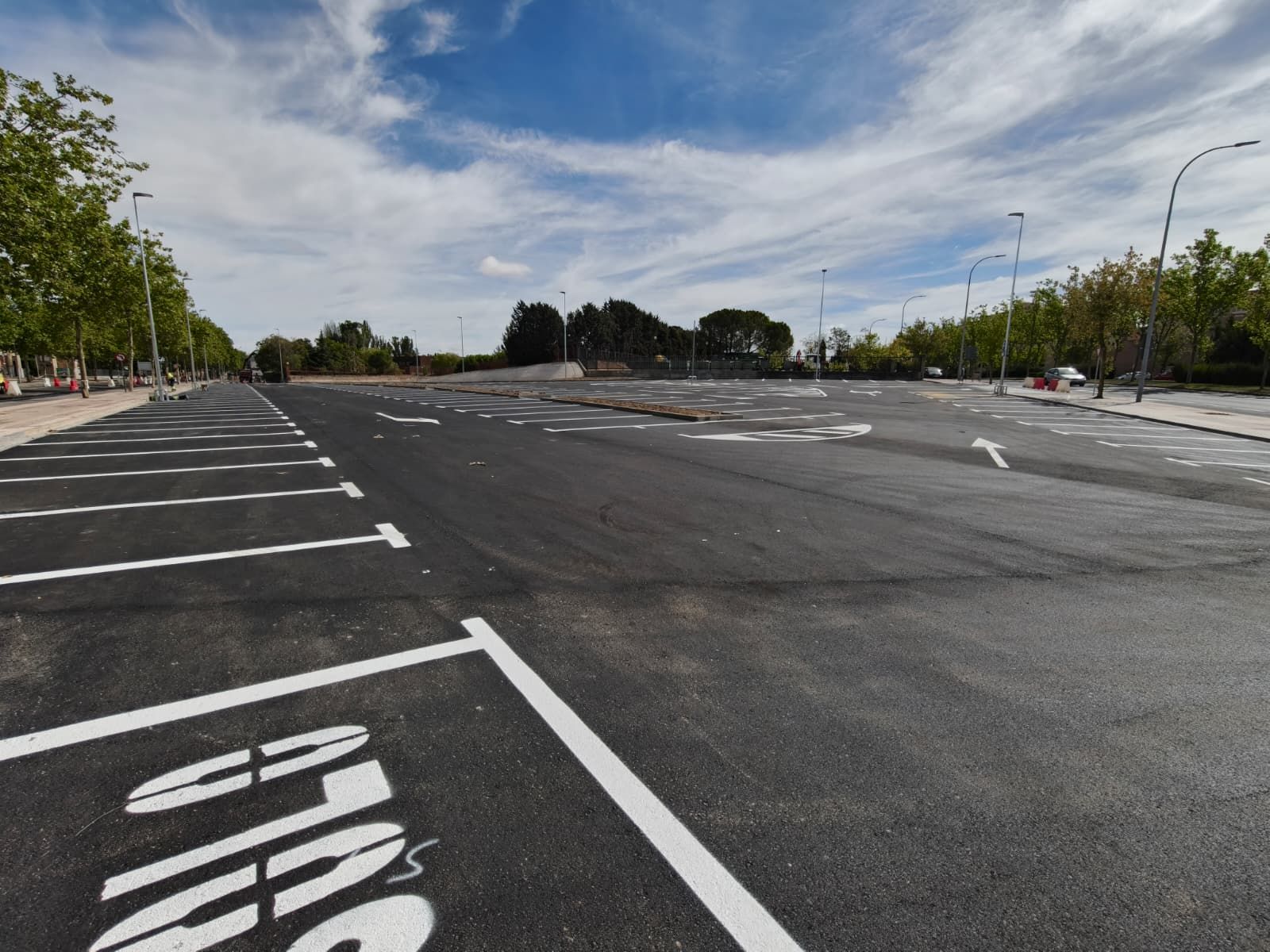 Finalizados los aparcamientos de la Chinchibarra y obras en la avenida de San Agustín