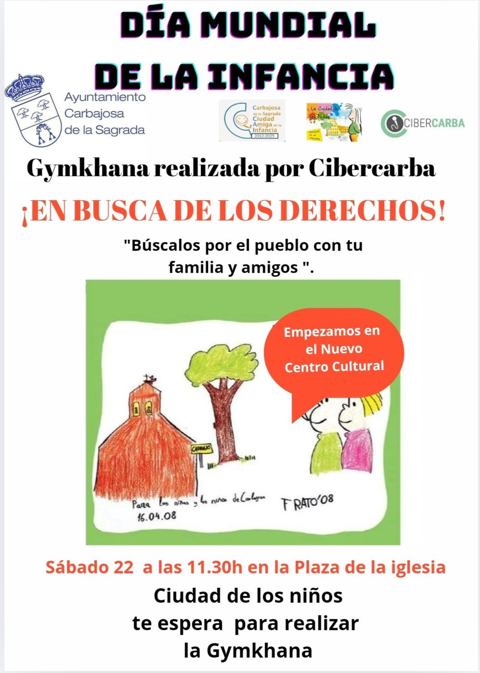 Cartel Día Mundial de la Infancia 2024