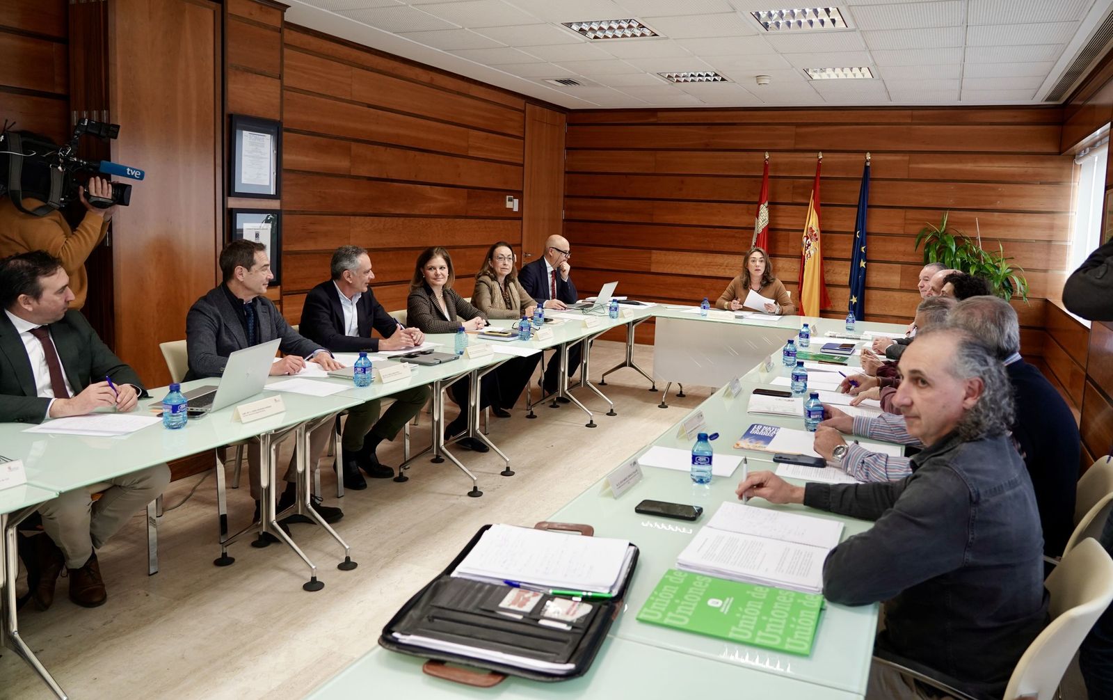 Eduardo Margareto / ICAL . La consejera de Agricultura, Ganadería y Desarrollo Rural, María González Corral, preside la reunión del Consejo Agrario de Castilla y León