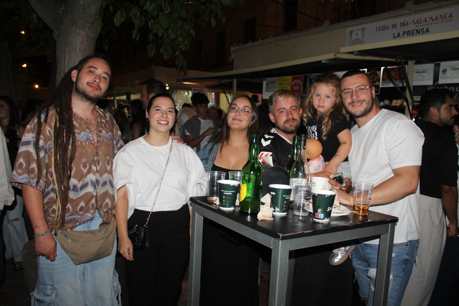 Ambiente en la Feria de Día en la tarde de este