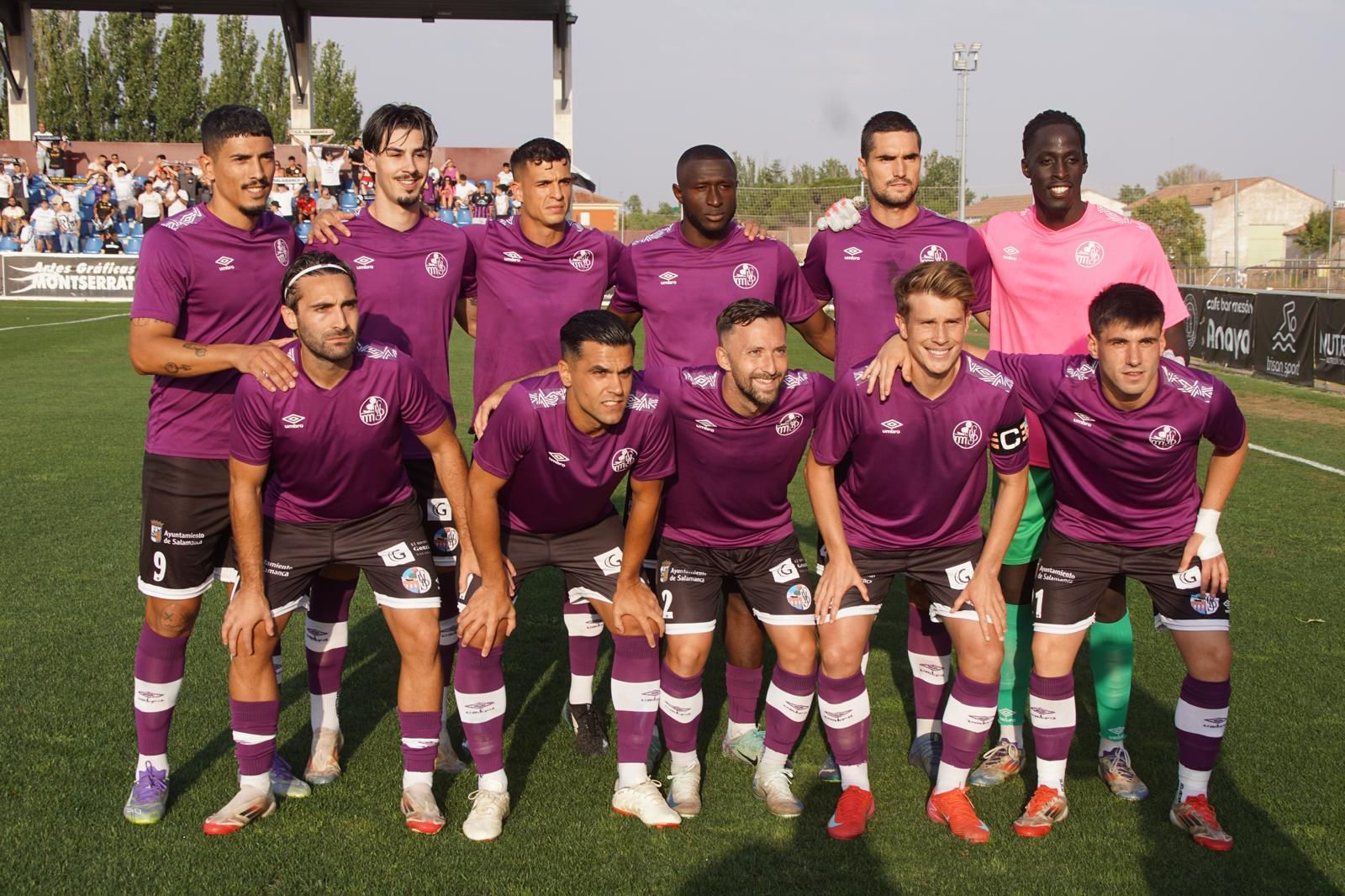 Once titular del Salamanca CF UDS en el derbi