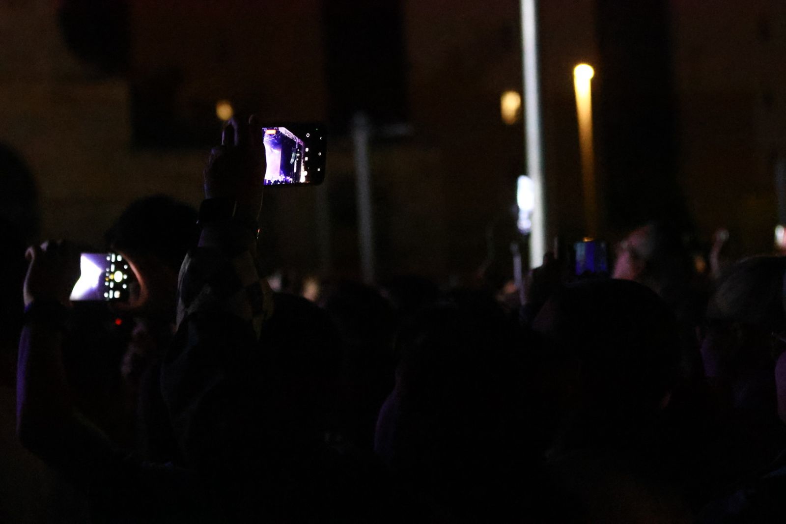 Concierto de Beret en la Plaza de la Concordia